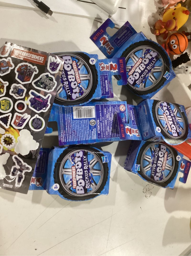 Condition photo showing As Is for Transformers BotBots Ruckus Rally Blind Packs - Bundle with 6 BotBot Blind Bags with Mini Figures Pl