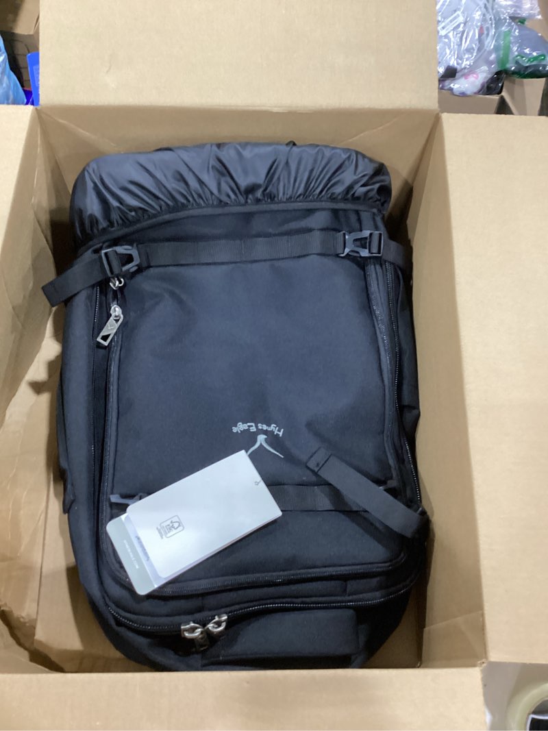 Condition photo showing Good Condition for Hynes Eagle Rolling Backpack 42L Backpack with Wheels Airline Approved Carry on Luggage Laptop Travel Suitcase Bag for Women Men Jet Black Jet Black Single Backpack