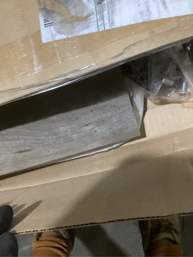 Condition photo showing Good Condition for Signature Design by Ashley Culverbach Farmhouse Queen Panel Bed, Foundation or Box Spring Needed, Gray