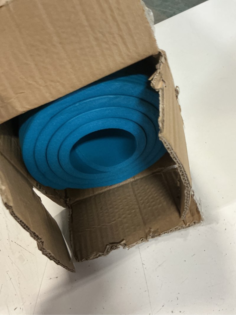 Condition photo showing Good Condition for cap barbell 1/2-inch high density exercise yoga mat with strap | multiple options teal yoga mat
