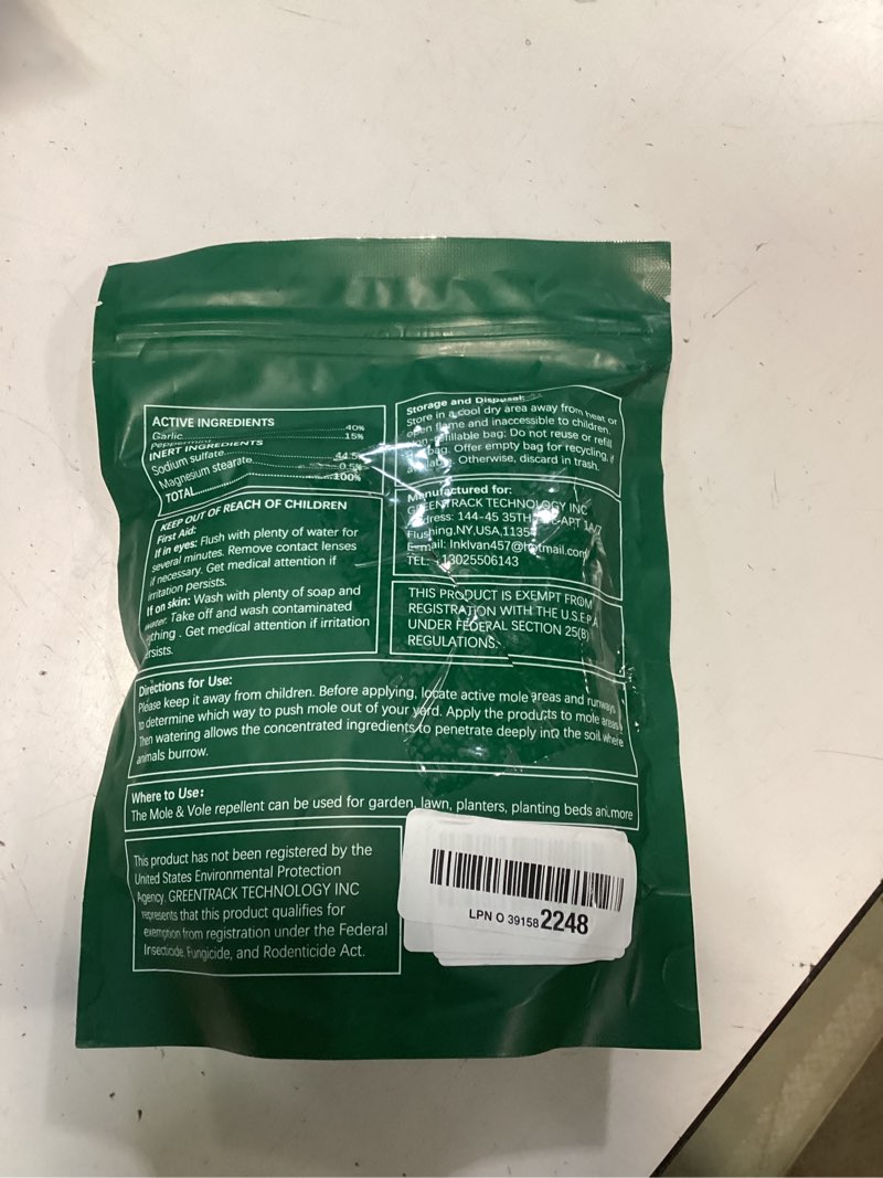 Condition photo showing New/Like New for Mole Repellent, Gopher Repellent Outdoor, Vole Repellant, Mole Control, Mole Deterrent for Lawn, Gro