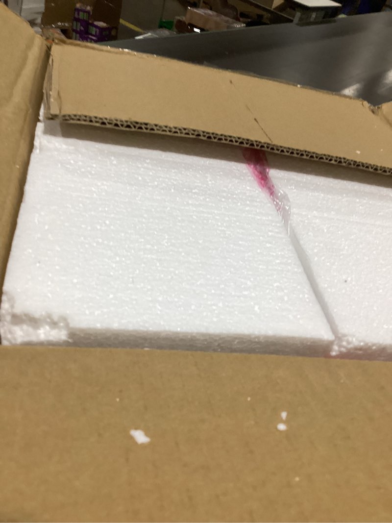 Condition photo showing Good Condition for Emliviar 22 Inch Large Outdoor Lamp Post Light, Farmhouse Pole Lights for Outside Patio, Waterproof Aluminum in Black Finish with Seeded Glass, DE279P-M BK Post Light - Seeded Glass Large - 1 Pack