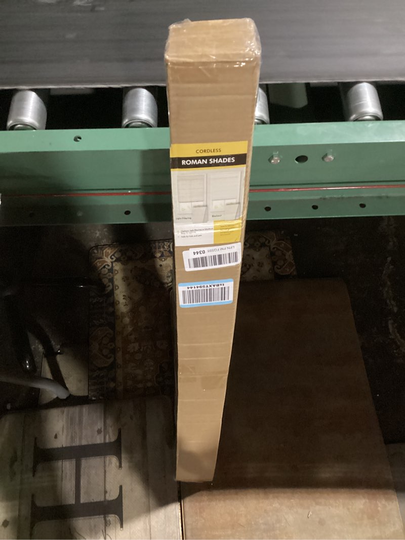 Condition photo showing Good Condition for UNISHADES 100% Blackout Cordless Roman Shades for Indoor Windows & French Doors, 34 3/4" W × 60" H -