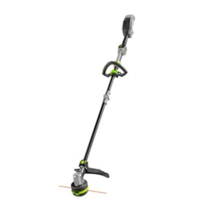 ego power+ powerload with carbon fiber shaft 56-volt 16-in telescopic shaft battery string trimmer