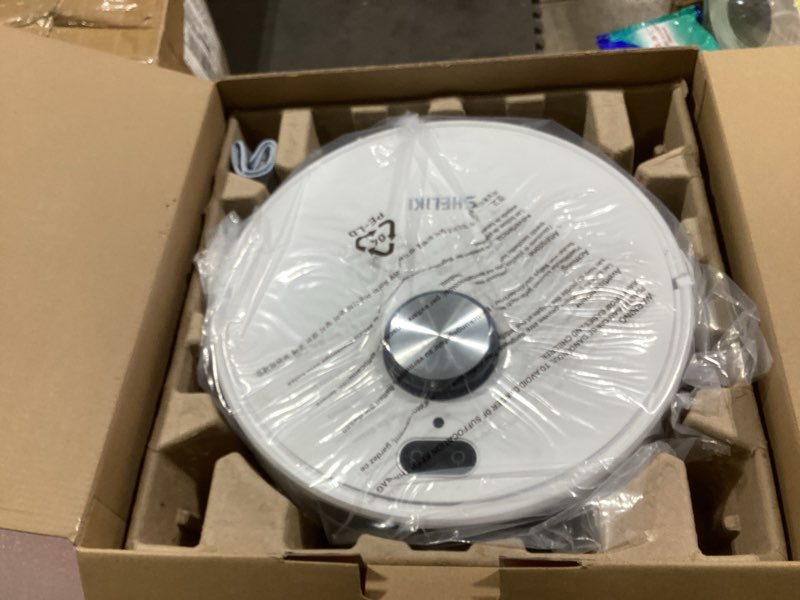 Condition photo showing New/Like New for Robot Vacuum and Mop Combo, 3-in-1 Robotic Vacuums Cleaner with 70-Day Self-Emptying Base, LiDAR Navigation Smart Mapping & Strong 6000Pa Suction, for Pet Hair, Hard Floor, Carpet
