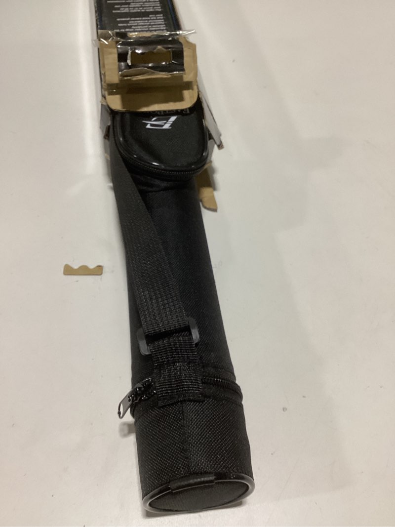 Condition photo showing Good Condition for EastPoint Felt-Lined Pool Cue Case - Black, Nylon, Holds 2 Cue Sticks up to 58 in - Zippered Pocket for Pool Stick Accessories - Adjustable Strap for Portable Billiards Case - Universal Fit