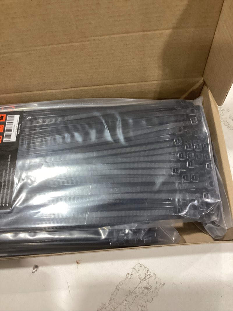 Condition photo showing New/Like New for Zip Ties Assorted Size,8+12+14+18 Inch Double Sided Toothed,100 LBS Tensile Strength Heavy Duty Cable Wire Ties With Self-Locking Adjustable More Durable Nylon Tie Wraps for Indoor Outdoor?400 Pack?