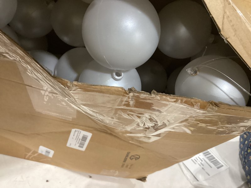 Condition photo showing Good Condition for canlierr 2 pcs 6.5ft wedding giant pearl garland decorations 60mm large faux bead garland with hook for ceremony photo booth outdoor proposal scene garden beach party decor (ivory white, simple) ivory white 60 mm simple