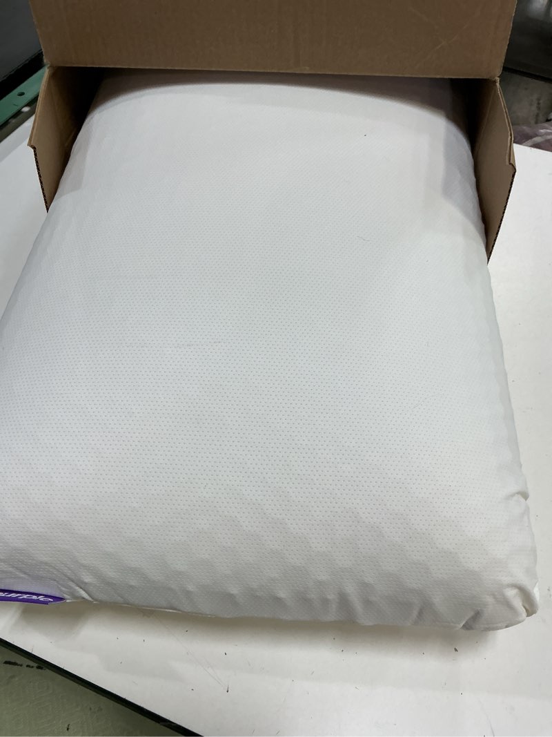Condition photo showing Good Condition for purple harmony pillow – standard, medium feel, med height - talalay latex foam cooling pillow for combo or side sleepers, 360º hex gelflex grid for no-pressure support and luxurious weightless feel standard – medium