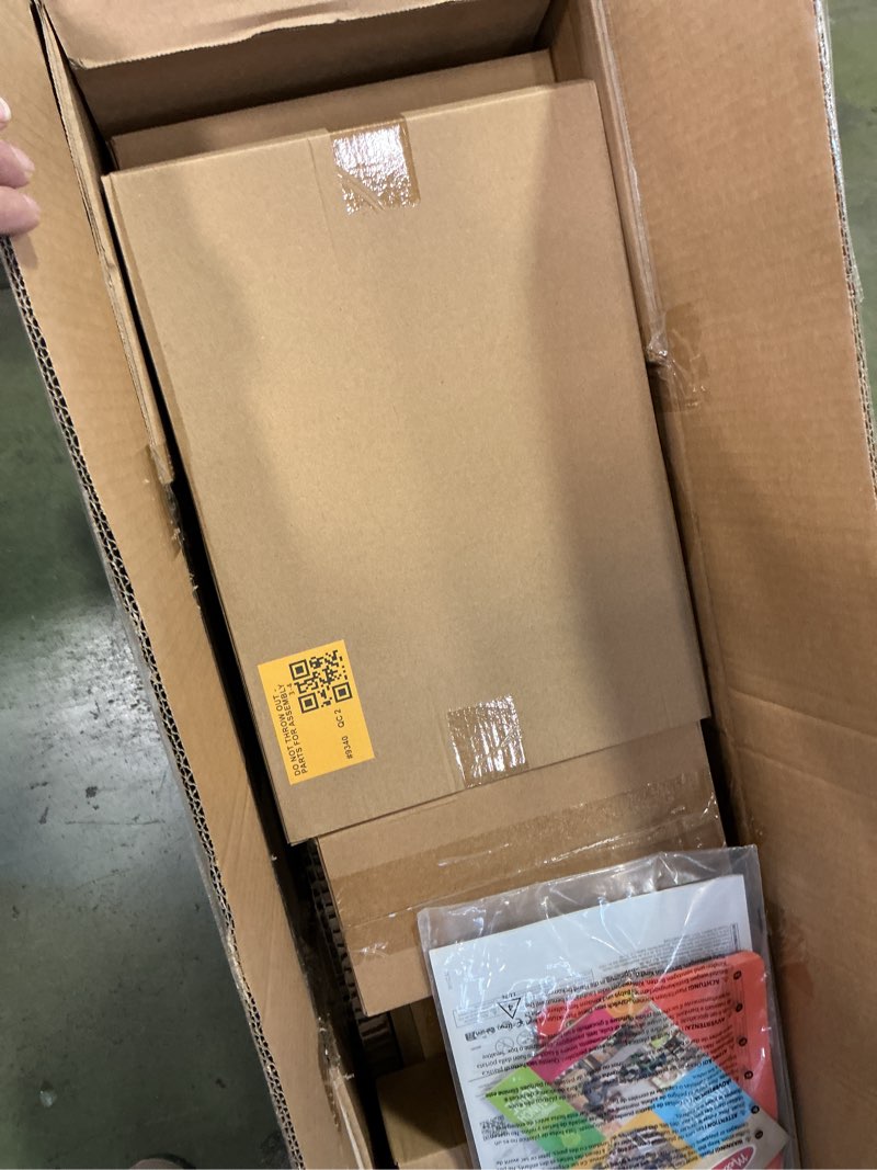 Condition photo showing New/Like New for Melissa & Doug Freestanding Wooden Fresh Mart Grocery Store: Educational Focus on Money Concepts, 18 Pieces