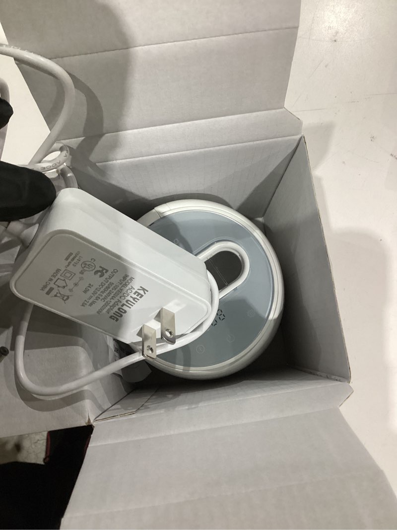 Condition photo showing Good Condition for Drixo Ultrasonic Retainer Cleaner Machine, IPX6 Waterproof Dental Cleaning Pod, 3 Modes Denture Cleaner for Night Guard Mouth Guard Braces, 45kHz Denture Dome with UV Light, 200ML Tank, Arctic White