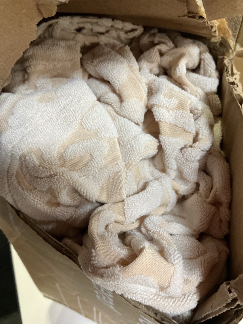 Condition photo showing New/Like New for Hokway Couch Cushion Covers Jacquard Damask Stretch Sofa Seat Covers Decorative Couch Covers Small (3 Pieces) Jacquard-khaki