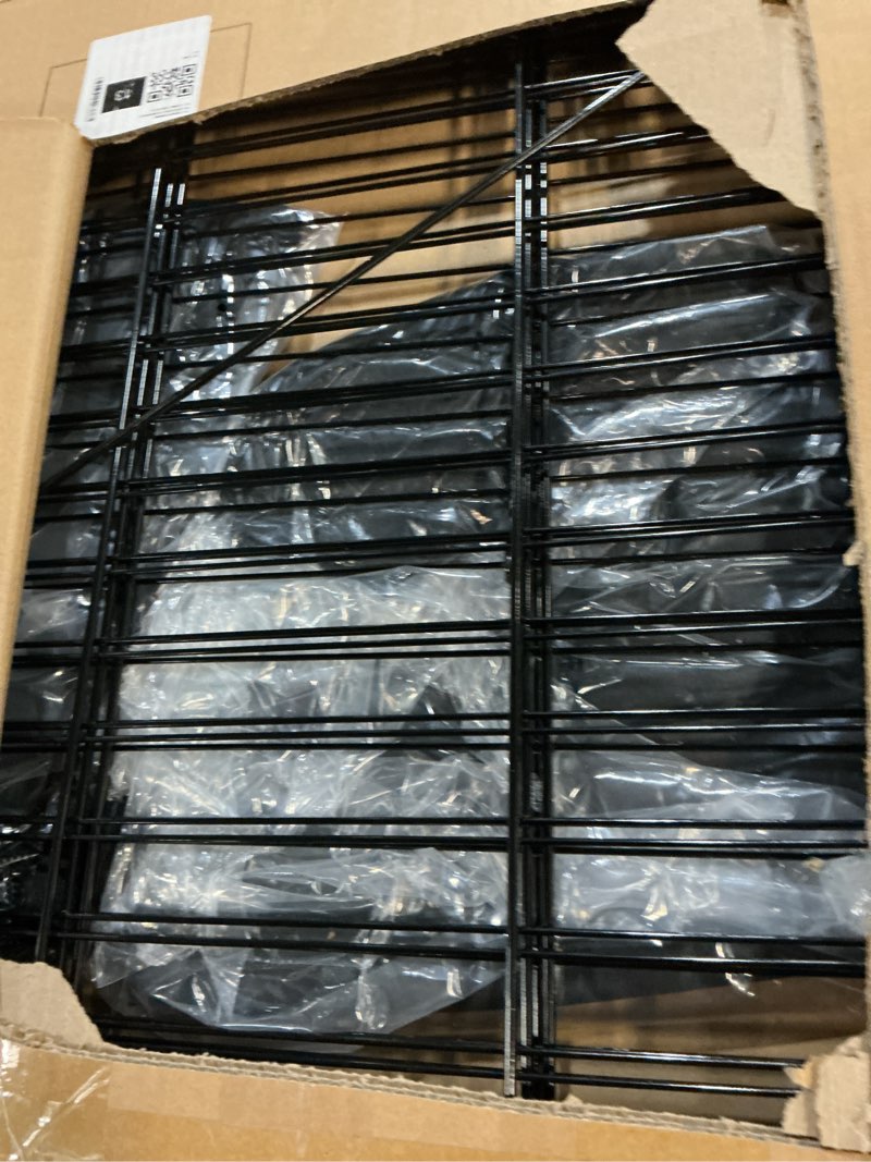 Condition photo showing Good Condition for vevor dog playpen, 4 pcs 24 x 36 in panels foldable metal pet exercise pen, dog fence indoor and outdoor pen with door, top cover, and bottom pad, pet playpen for dogs, cats and other small animals playpen + top cover & bottom pad 4 panels 24*36in