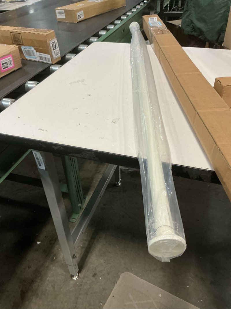 Condition photo showing New/Like New for Ivilon Tension Curtain Rod - Spring Tension Rod for Windows or Shower, 54 to 90 Inch. Ivory 54" to 90" Ivory