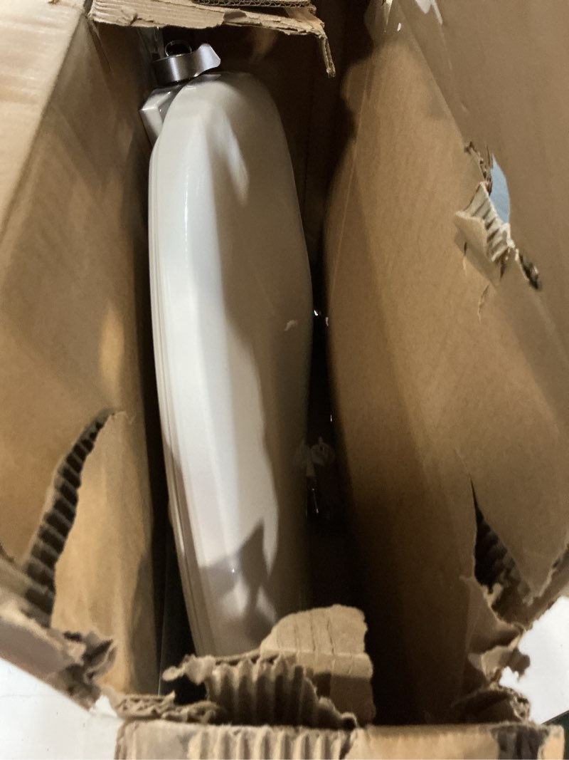 Condition photo showing As Is for bio bidet bb550 heated bidet seat with warm water wash & air dryer, night light, low profile design, elongated bidet + air dryer