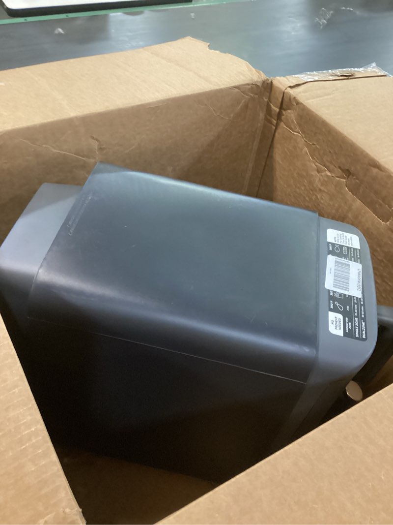 Condition photo showing As Is for Ninja Air Fryer, 10QT DoubleStack XL 2-Basket, Compact Design, Cooks 5lb Whole Chicken, Feeds Up to 8 People, 6-in-1 Air Fryer, Roast, Bake & More, Easy to Clean, Dishwasher Safe Parts, Grey, SL401 10 QT