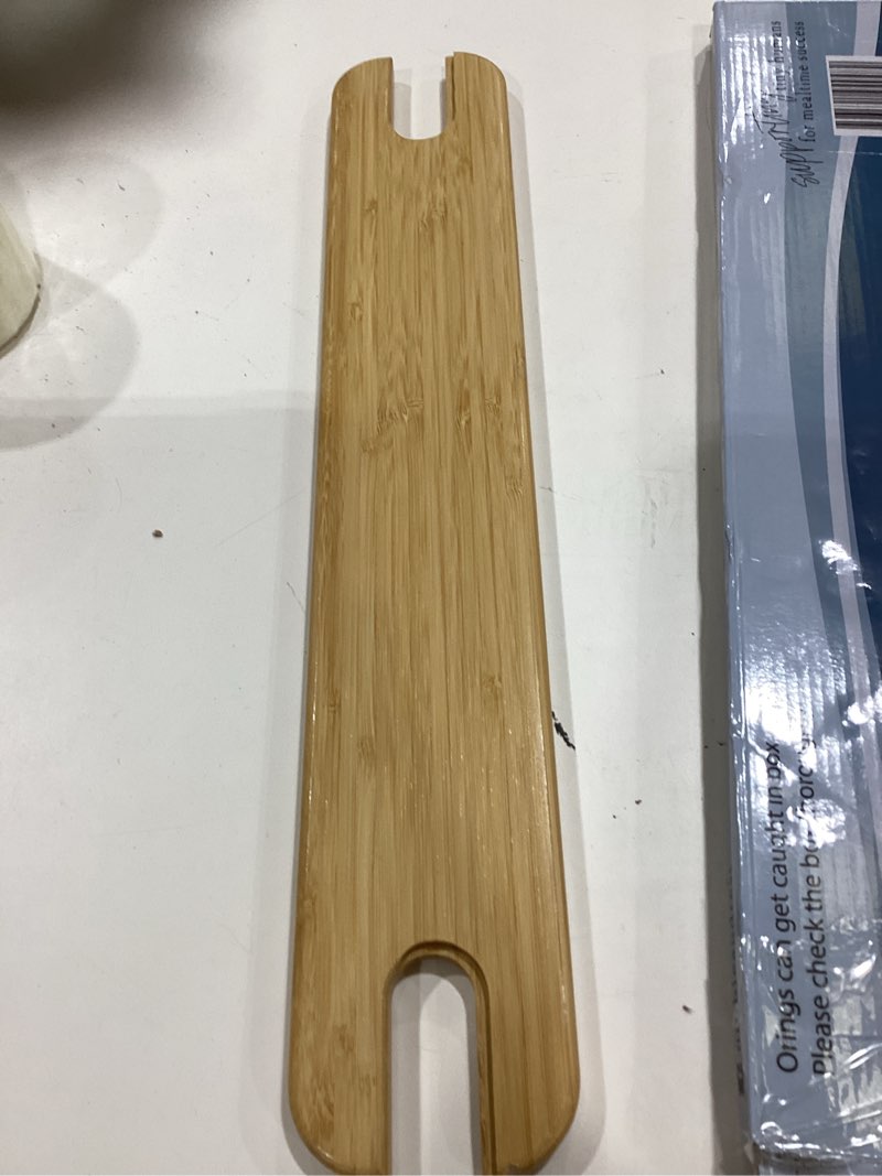 Condition photo showing Good Condition for nibble and rest woodsi footsi highchair footrest for ikea antilop, bamboo wooden footrest, height adjustable, high chair accessories,suitable footstool with rounded corners bamboo footrest