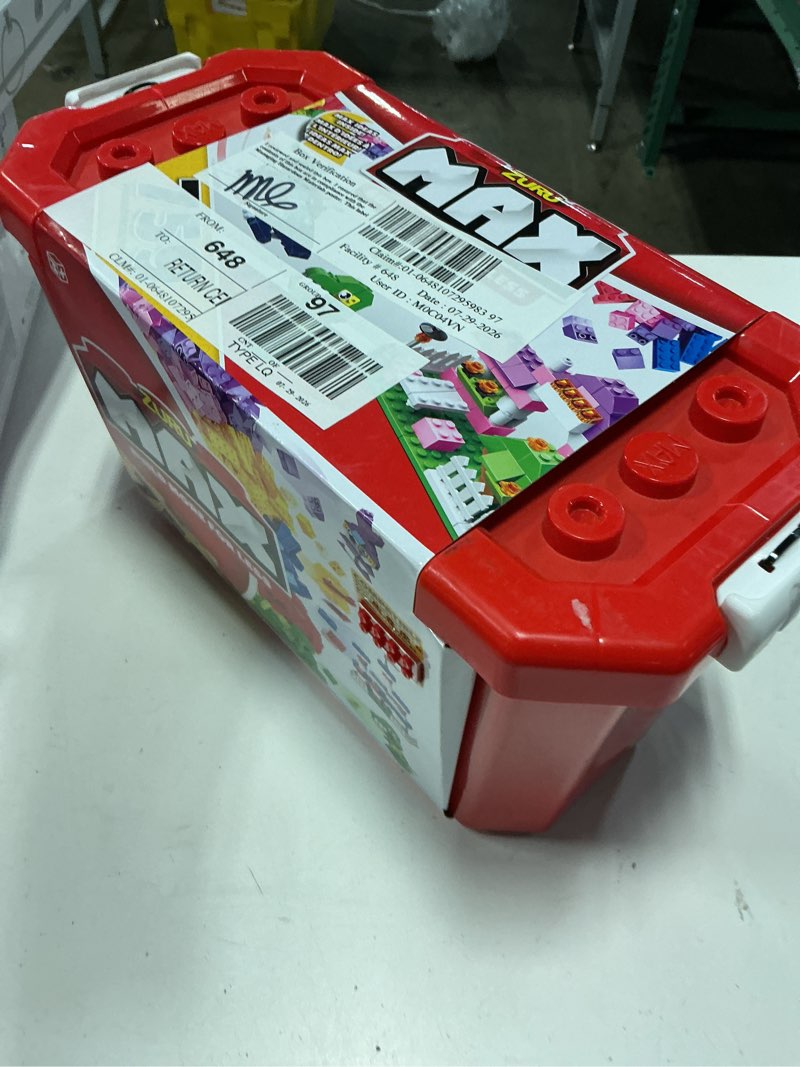 Condition photo showing New/Like New for zuru max build more 759 building bricks large set