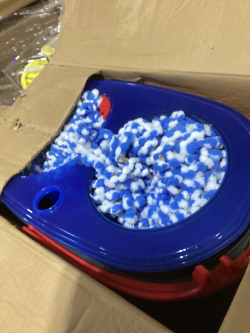 Condition photo showing As Is for Incomplete O-Cedar RinseClean Spin Mop & Bucket System + 2 Extra Mop Heads| Clean with Clean Water | Removes 99% of Bacteria Rinseclean Spin Mop & Bucket + 2 Extra Refills Cleaning System