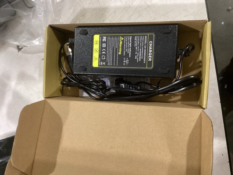 Condition photo showing Good Condition for 29v 5a for 24v 5a 3-pin male xlr connector battery charger for lakematic, pride mobility, jazzy power chair, drive medical, golden technologies, shoprider, rascal 200t/500t/301 pc 24bc5000tf-1