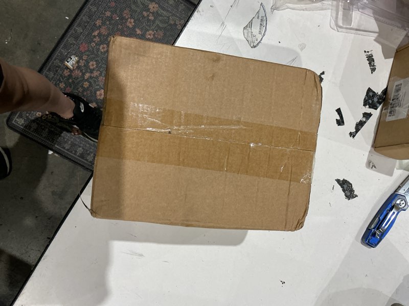 Condition photo showing New/Like New for egofine 5x7 acrylic frames 6 pack, 20mm thicker frameless clear picture frames, double sided magnetic picture frames, free standing desktop display 6 5x7