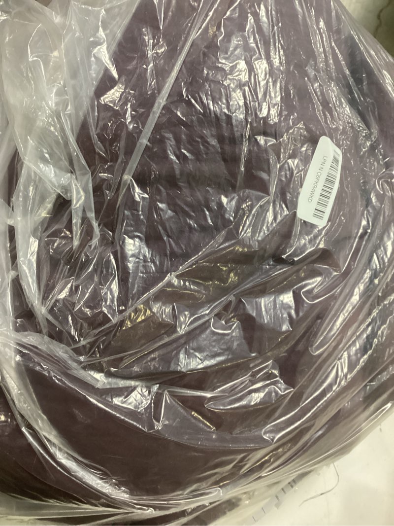 Condition photo showing As Is for mairêve embroidery queen size comforter set purple, boho farmhouse western bedding set 7 pieces, all season bed in a bag comforter set with sheets, pillowcases & shams purple queen(90"*90")