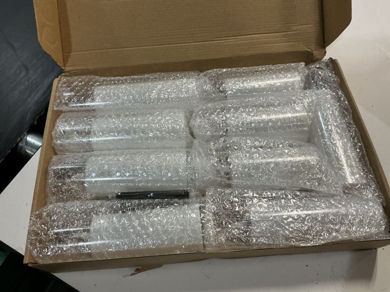 Condition photo showing Good Condition for homemory pure white acrylic flameless candles, led candles, battery operated candles with remote control and timer, fake electric candle, wedding, home decor, set of 9