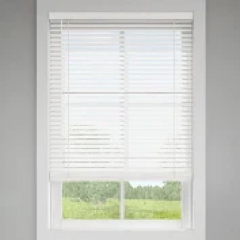 Levolor Trim+go 2-in Cordless White Faux Wood Room Darkening Blinds - 36" X 64"