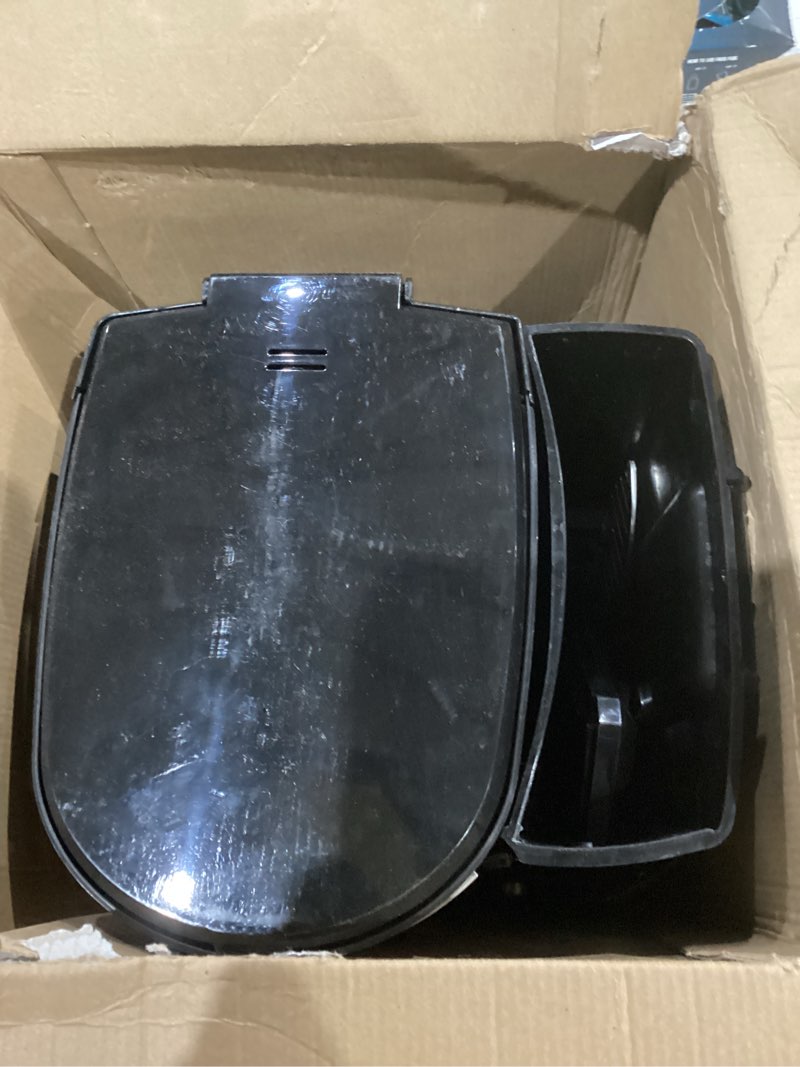 Condition photo showing As Is for Hamilton Beach (47950) Coffee Maker with 12 Cup Capacity & Internal Storage Coffee Pot, Brewstation, Black/Stainless Steel