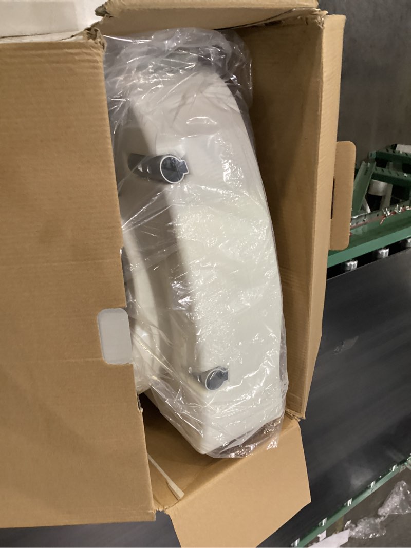 Condition photo showing New/Like New for medline 5  elongated raised toilet seat  with lock and removable padded arms