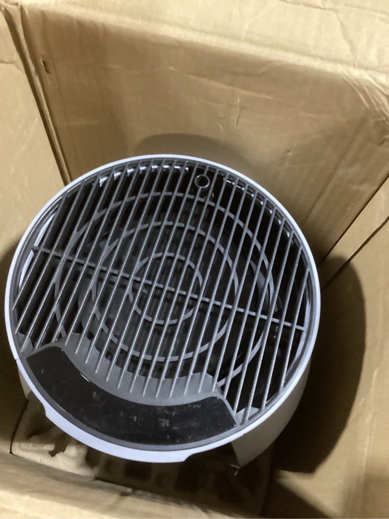 Condition photo showing item condition for Shark Air Purifier for Home, NeverChange Compact Pro, for Bedroom, Nursery, Home Office, Dorm, HEPA-Exceeding Filter, Captures Pollutants, Pet Dander, Dust, Odor, Smoke, and More, HP071BRN, Winter Fog