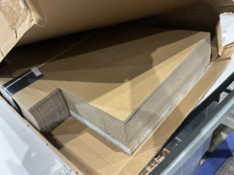 Condition photo showing Good Condition for 50 pack 12‘’ vinyl record mailers, 12.5x12.5x2'' easy-fold height adjustable box mailers, for shipping mailing 12 inch lp album, corrugated cardboard, white (w1212e50) 12.5x12.5x2'' 50 pack