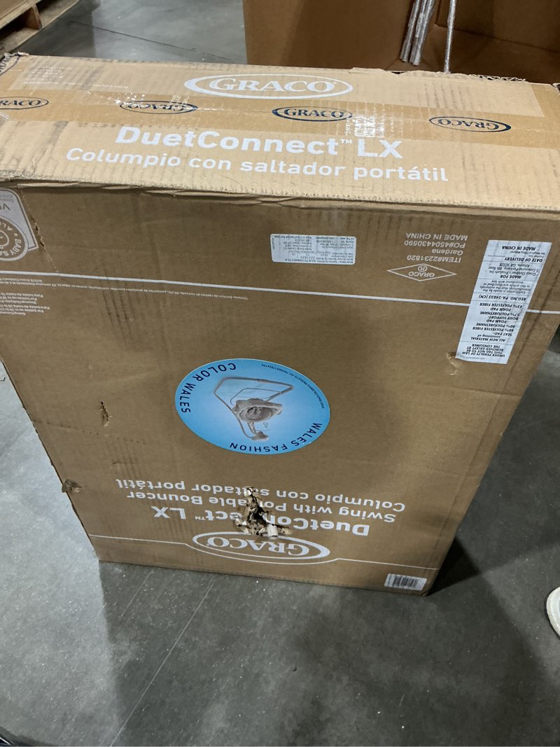 Condition photo showing New/Like New for graco duetconnect lx baby swing and bouncer - 2-in-1 infant swing and baby rocker, newborn essential, gifts for new parents wales