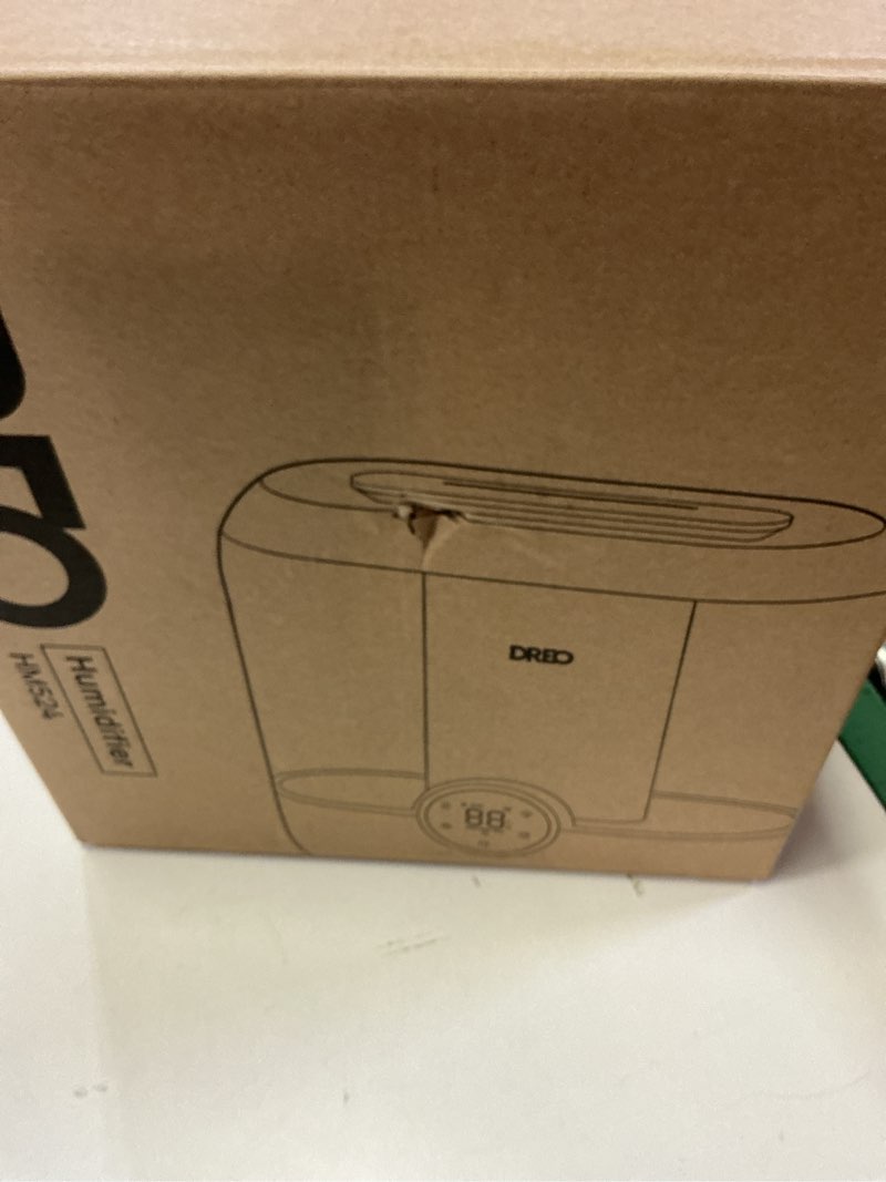 Condition photo showing New/Like New for DREO 6L Top Fill Humidifiers for Bedroom, 60H Runtime 28 dB Quiet Supersized Cool Mist Air Humidifiers for Large Room, Baby Nursery, Plant, Indoor, Night Light, Easy to Clean, Precise Humidity Control White