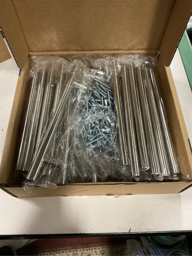 Condition photo showing New/Like New for  25 pcs Style Selections Demi 5-1/16\" Center-Center Stainless Steel Drawer Pulls