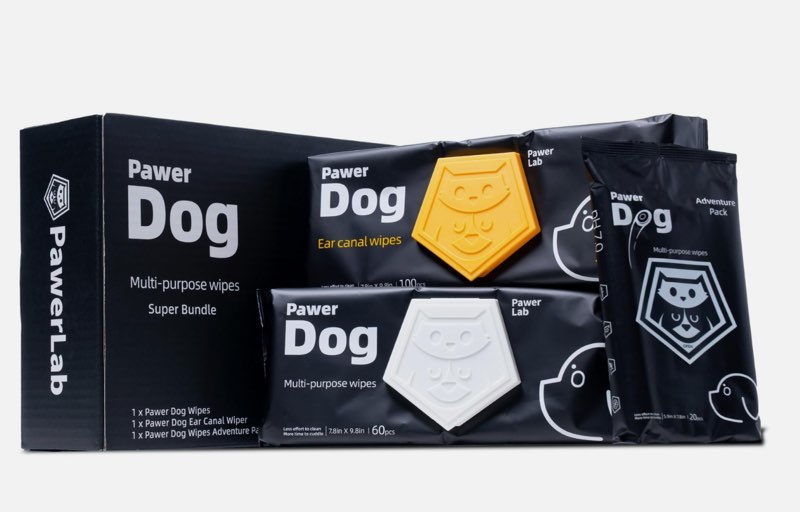 Dog Grooming Wipes Bundle – Plant-Based, Hypoallergenic & Biodegradable Wipes for Paws, Ears & Travel, Fragrance-Free, Extra Thick, 180 Count