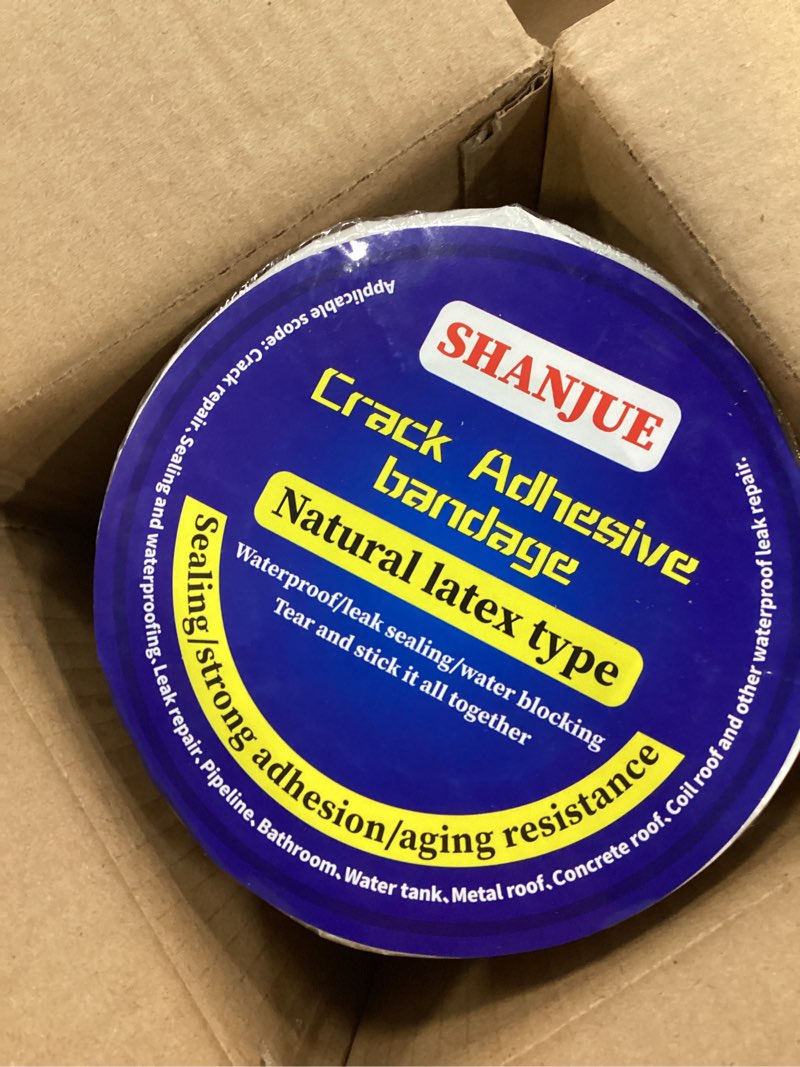 Condition photo showing Good Condition for butyl tape waterproof tape aluminum foil tape tape 150mm(w) x 10m(l) x 1.2mm(t)  waterproofing in toilets  pipelines  roof cracks  rvs  sunshades  win