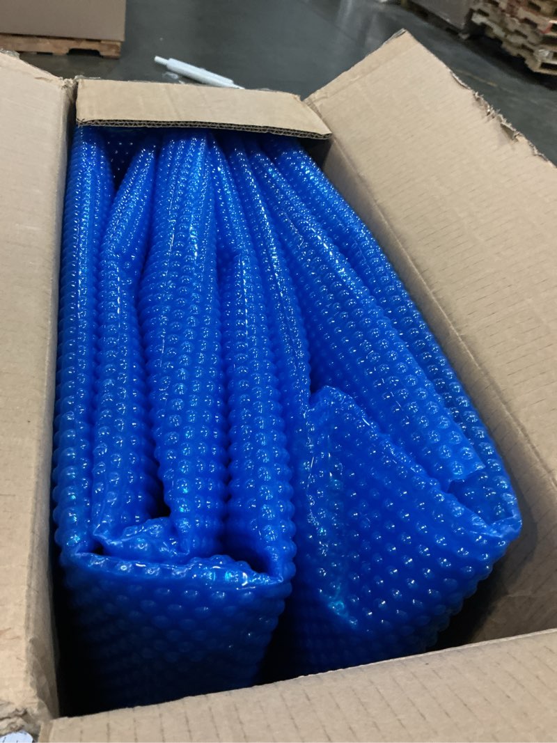 Condition photo showing Good Condition for vevor solar pool cover, 24 x 12 ft rectangle solar cover 16 mil for pools, inground above ground swimming pool solar blanket with bubble, heat retaining solar covers blue blue 24' x 12' rectangle (16 mil)