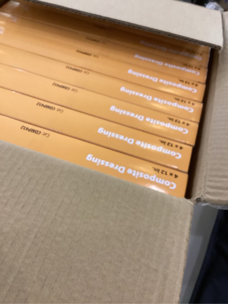 CARDINAL HEALTH COMP412 Exudate-absorbent dressing, hydrophilic-gel, sterile (BOX of 10)