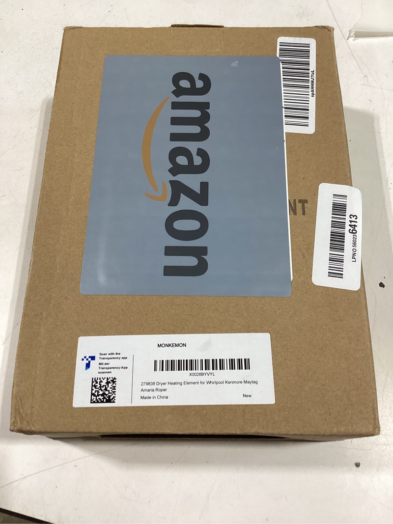 Condition photo showing New/Like New for [upgraded] 279838 dryer heating element for whirlpool kenmore maytag amana roper, dryer heating element parts include dryer thermostat thermal fuse, replaces 2406026 3403585 w10724237