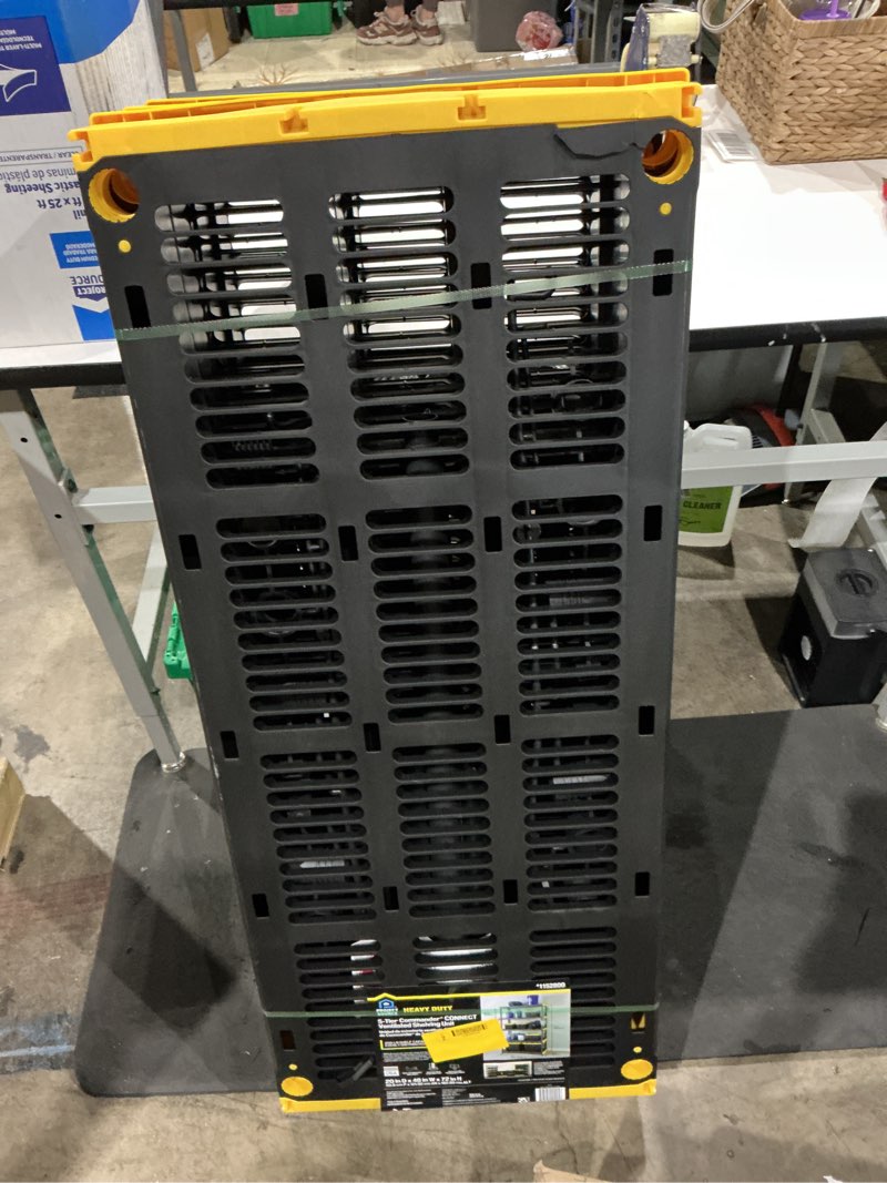 Condition photo showing As Is for project source commander 20-in d x 48-in w x 72-in h 5-tier heavy duty plastic utility