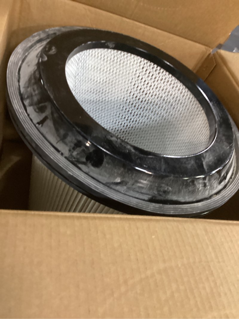 Condition photo showing As Is for s26 filter compatible with pullman ermator s26 s13 s36 - cotton hepa dust extractor filter for wet/dry industrial vacuums, disposable & high-efficiency-repl. 200900050 590430201