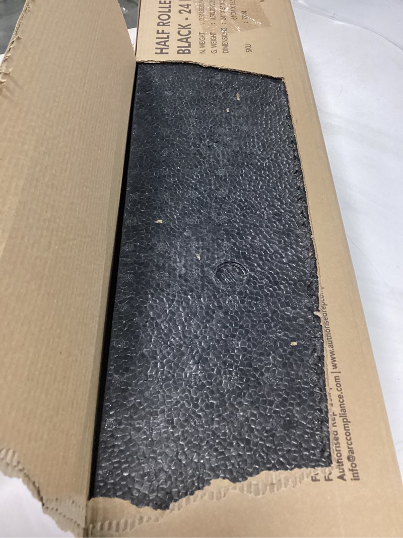 Condition photo showing Good Condition for Yes4All High-Density EPP Half Round Back Roller Foam, Exercise Foam Roller for Yoga, Pilates & Stretching - 12, 18, 24, 36 inch 24 inch Black