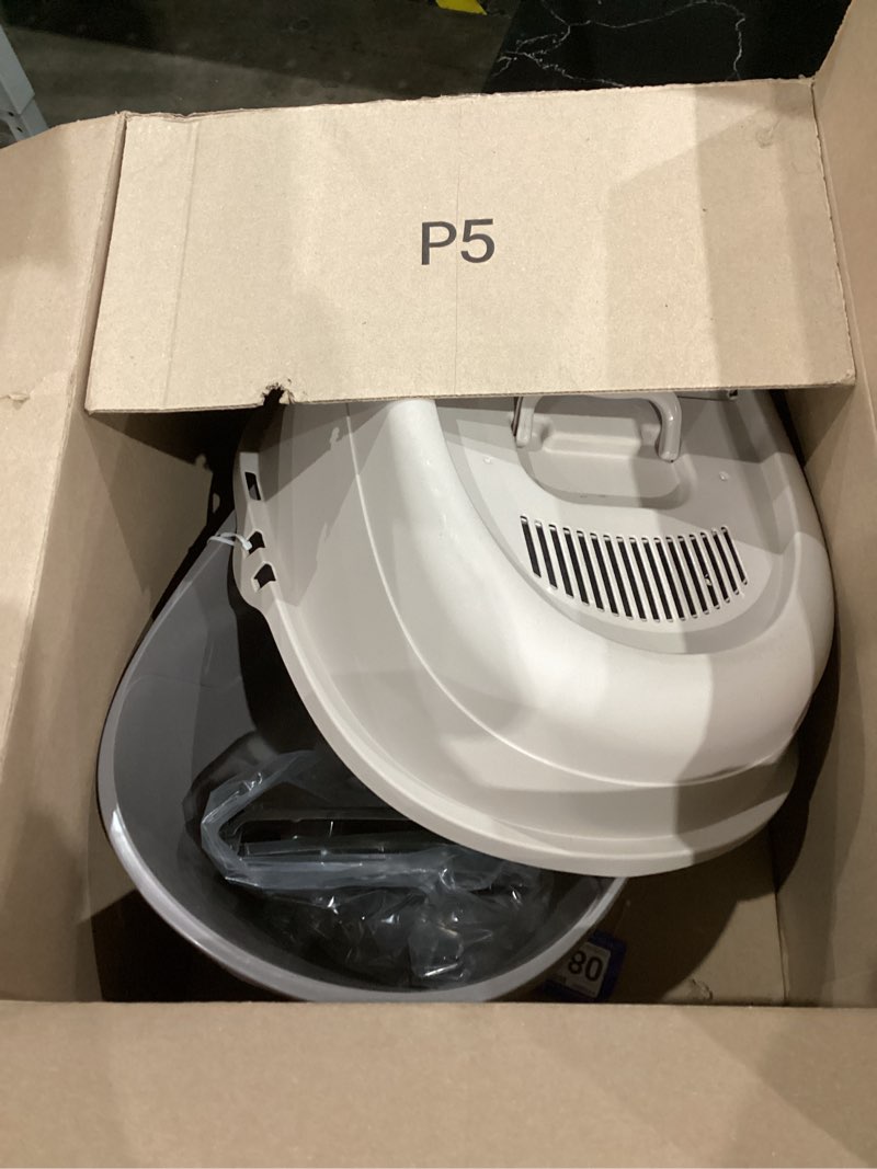 Condition photo showing Good Condition for amazon basics no-mess hooded enclosed cat litter box, large, multicolor, 24 in x 18 in x 17 in