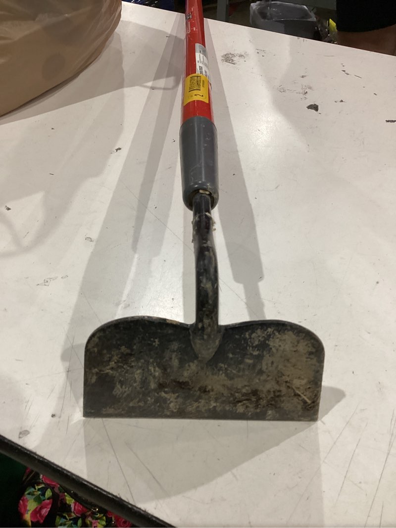 Condition photo showing As Is for craftsman 54-in fiberglass garden hoe