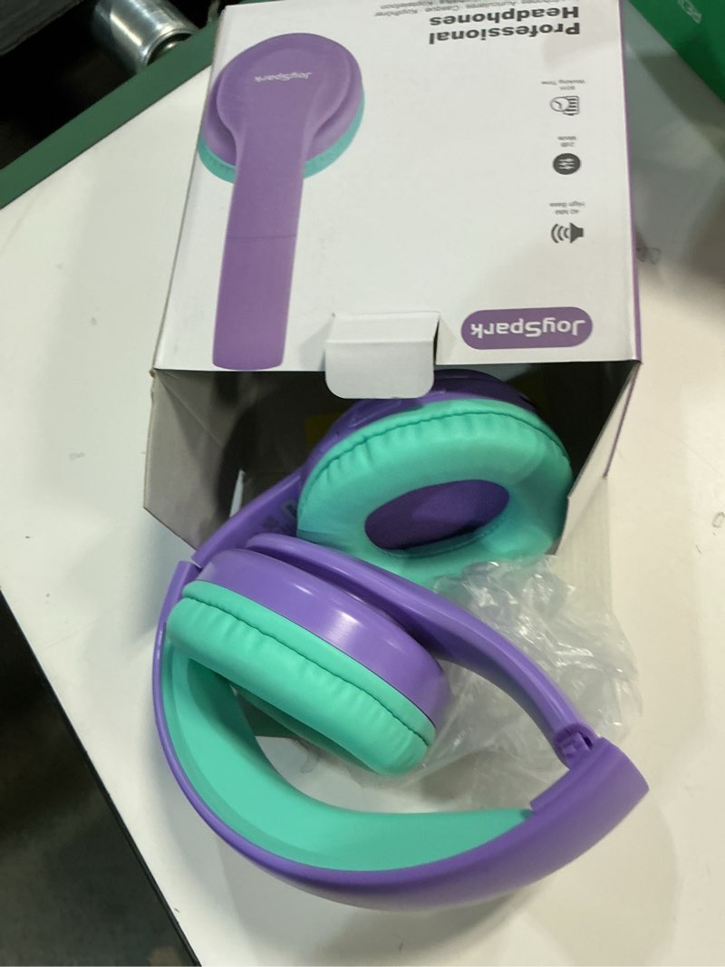 Condition photo showing Good Condition for Kids Bluetooth Headphones, Lightweight Wireless Headphones for Kids, 85/94dB Volume Limited, 60 Hours Playtime, Bluetooth 5.3, Over-Ear Toddler Headsets with Built-in Mic-Purple