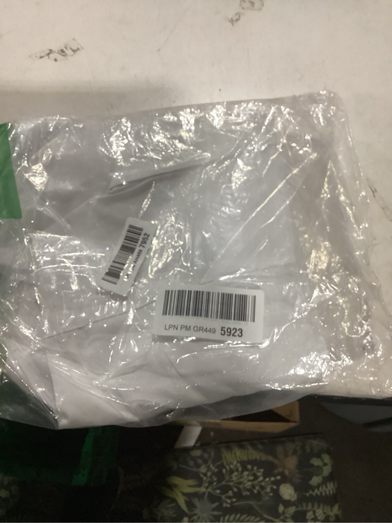 Condition photo showing New/Like New for calvin klein boys' long sleeve slim fit dress shirt, button-down style with cuffs & shirttail hem 14 white