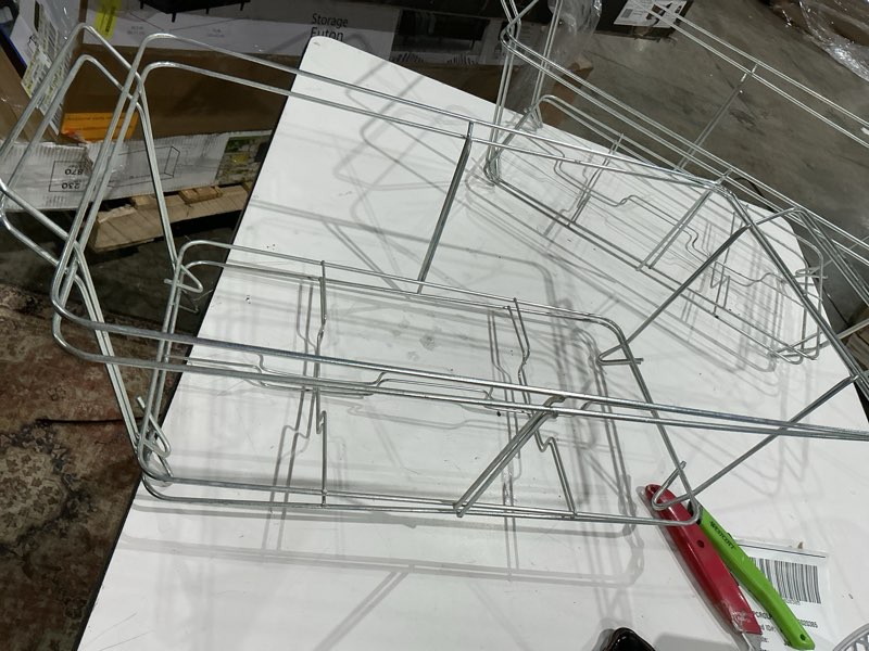 Condition photo showing As Is for member's mark chafing stand wire rack, 2 pk.