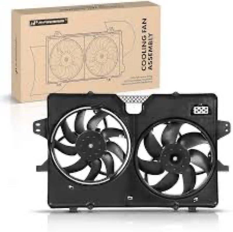 A-Premium Engine Radiator Cooling Fan Assembly Compatible with Ford & Lincoln & Mercury Models - Cro