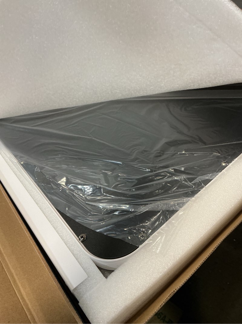 Condition photo showing Good Condition for rolove vanity mirror with lights, 23"x18" large makeup mirror with lights, 10x magnification, wall mounted led mirror for bathroom, dimmable touch control, desk mirror white 23"l x 18"w